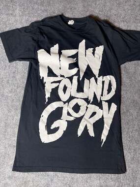 New Found Glory Pop Punks Not Dead Band T-Shirt Black Small Startee